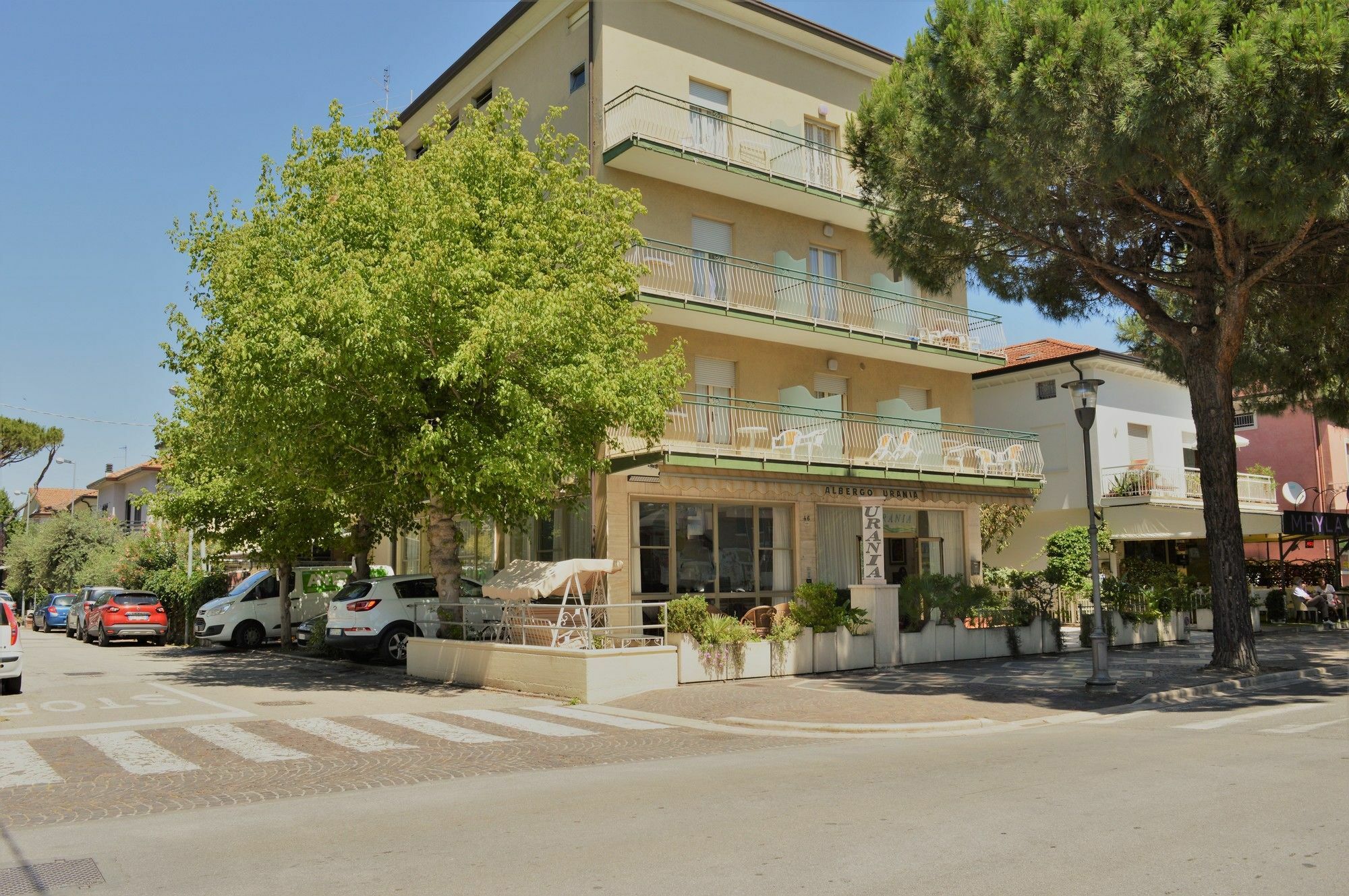 Urania Hotell Fogliano Marina Exteriör bild
